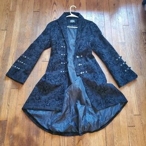 Black Gothic Renaissance Coat